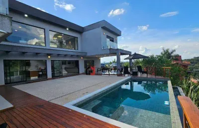 Casa com 4 suítes  à venda, 326 m² por r$ 3.100.000 - granja viana - embu das artes/sp