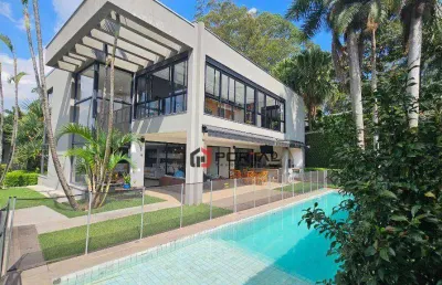Casa com 4 dormitórios à venda, 850 m² por r$ 9.500.000 - granja viana - cotia/sp