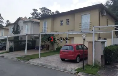 Casa em condomínio fechado com 3 quartos à venda na rua guarujá, 175, parque rincão, cotia por r$ 650.000