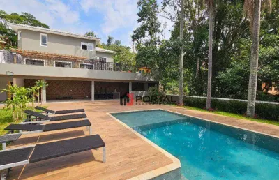 Casa com 4 dormitórios, 700 m² - venda por r$ 4.000.000,00 ou aluguel por r$ 28.000,00/mês - granja viana - cotia/sp