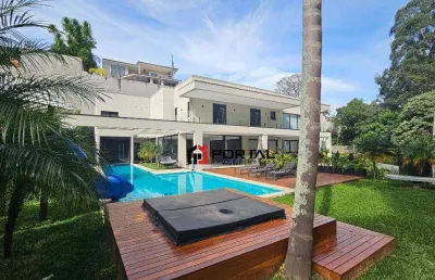 Casa com 6 dormitórios, 1120 m² - venda por r$ 16.500.000,00 ou aluguel por r$ 92.080,00/mês - granja viana - cotia/sp