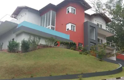 Casa com 5 dormitórios à venda, 550 m² por r$ 2.500.000,00 - granja viana - embu das artes/sp