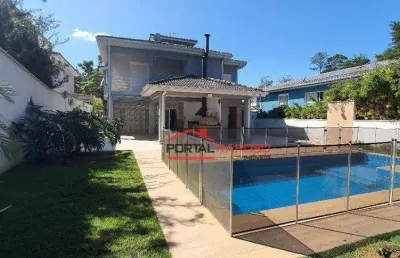 Casa com 4 dormitórios, 420 m² - venda por r$ 3.650.000,00 ou aluguel por r$ 25.000,00/mês - granja viana - cotia/sp