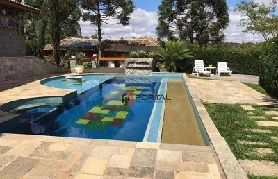 Casa com 4 dormitórios à venda, 700 m² por r$ 3.000.000,00 - vargem grande paulista - vargem grande paulista/sp