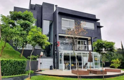 Casa com 5 dormitórios à venda, 750 m² por r$ 7.800.000,00 - granja viana - jandira/sp
