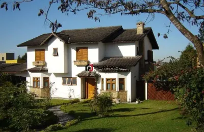 Casa em condomínio fechado com 4 quartos à venda na estrada municipal fernando nobre, 1000, jardim do golf i, jandira por r$ 2.460.000