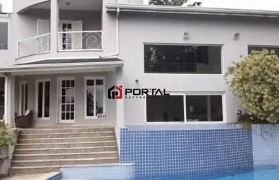 Casa em condomínio fechado com 4 quartos para alugar na avenida estácio de sá, 1756, são paulo ii, cotia por r$ 28.000