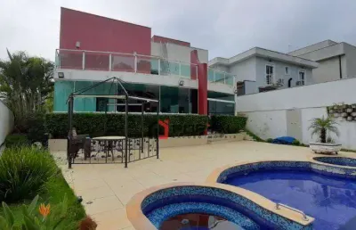 Casa com 4 dormitórios à venda, 450 m² por r$ 2.500.000,00 - granja viana - jandira/sp