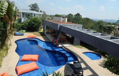 Casa com 4 dormitórios à venda, 500 m² por r$ 3.900.000,00 - granja viana - cotia/sp