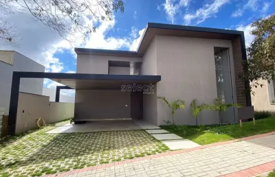 Excelente casa linear com 4 suítes a venda no condomínio alvim