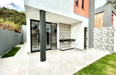Casa de 3 suítes, alto padrão em condomínio fechado no parque jardim da serra