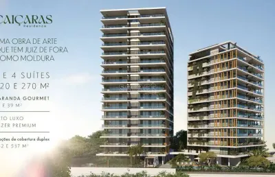 Apartamento com 3 quartos à venda na Rua Caiçaras, Centro, Juiz de Fora
