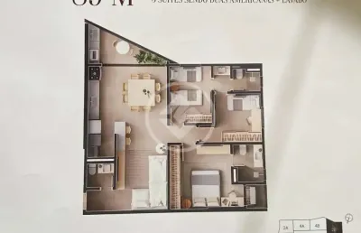 Apartamento com 3 quartos à venda na Avenida Antônio Fidelis, 614, Parque Amazônia, Goiânia