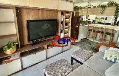 Apartamento com 3 dormitórios para alugar, 70 m² por r$ 3.571,84/mês - taboão - são bernardo do campo/sp
