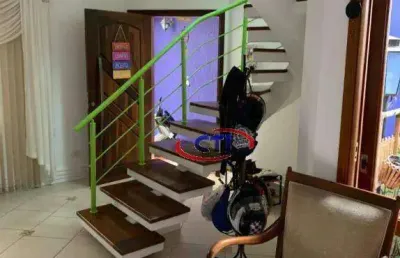 Sobrado com 3 dormitórios à venda, 260 m² por r$ 800.000,00 - jordanópolis - são bernardo do campo/sp
