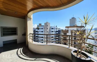 Apartamento com 3 dormitórios à venda, 207 m² por r$ 3.200.000,00 - beira mar - florianópolis/sc