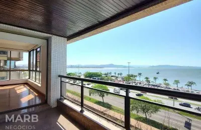 Apartamento com 4 dormitórios à venda, 277 m² por r$ 4.500.000,00 - beira mar - florianópolis/sc