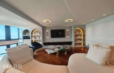 Apartamento com 3 dormitórios à venda, 251 m² por r$ 4.950.000,00 - beira mar - florianópolis/sc
