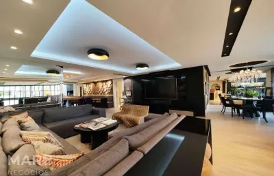 Apartamento garden com 4 dormitórios à venda, 325 m² por r$ 4.700.000,00 - centro - florianópolis/sc