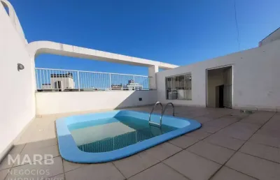 Cobertura com 3 dormitórios à venda, 207 m² por r$ 1.790.000,00 - beira mar - florianópolis/sc