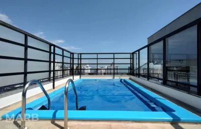 Cobertura com 3 dormitórios à venda, 198 m² por r$ 2.500.000,00 - centro - florianópolis/sc