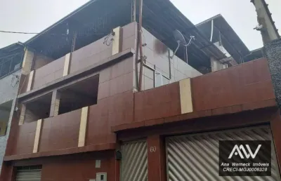 Excelente casa no bairro milho branco, juiz de fora/mg - à venda por r$ 200.000,00. -de entrada 310m² - 04 dormitórios