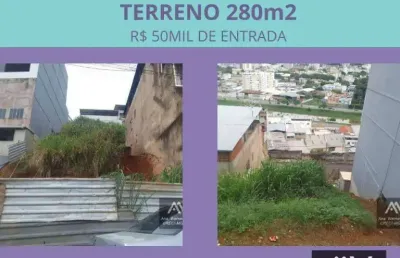 Terreno à venda, 280 m² por r$ 50.000 -de entrada - centenário - juiz de fora/mg