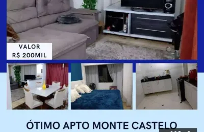 Apartamento com 2 dormitórios à venda, 70 m² por r$ 200.000,00 - monte castelo - juiz de fora/mg