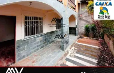 Casa com 2 dormitórios à venda, 80 m² por r$ 175.000,00 - santos dumont - juiz de fora/mg