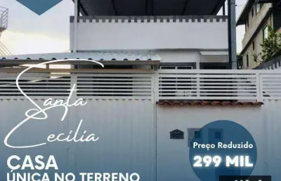 Casa com 2 dormitórios à venda, 100 m² por r$ 299.000,00 - santa cecília - juiz de fora/mg