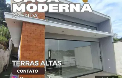 Casa com 2 dormitórios à venda, 90 m² por r$ 430.000,00 - terras altas - juiz de fora/mg