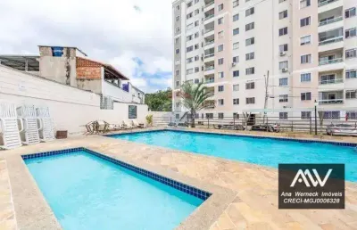 Apartamento com 2 dormitórios à venda, 61 m² por r$ 240.000,00 - democrata - juiz de fora/mg