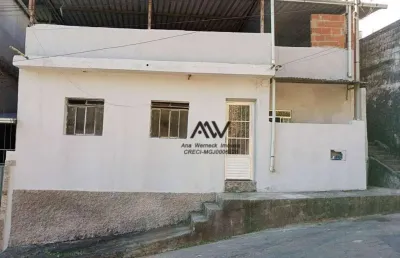 Casa com 2 dormitórios para alugar, 84 m² por r$ 700,00/mês - santa rita de cássia - juiz de fora/mg