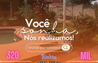 Chácara com 3 dormitórios à venda, 870 m² por r$ 320.000,00 - igrejinha - juiz de fora/mg