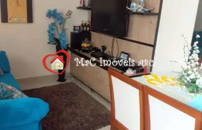 Apartamento para venda em santo andré, vila junqueira, 2 dormitórios, 1 banheiro, 1 vaga