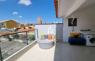 Sobrado com 2 dormitórios à venda, 130 m² por r$ 680.000,00 - campestre - santo andré/sp