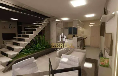 Sobrado com 3 dormitórios à venda, 129 m² por r$ 689.900,00 - vila curuçá - santo andré/sp
