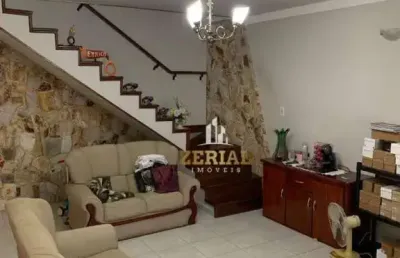 Sobrado com 3 dormitórios à venda, 217 m² por r$ 914.000,00 - santa maria - são caetano do sul/sp