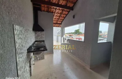 Cobertura com 2 dormitórios à venda, 91 m² por r$ 565.000,00 - santa maria - santo andré/sp