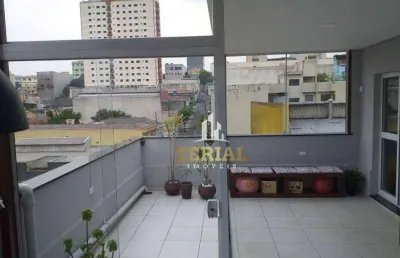 Cobertura com 3 dormitórios à venda, 146 m² por r$ 820.000,00 - osvaldo cruz - são caetano do sul/sp
