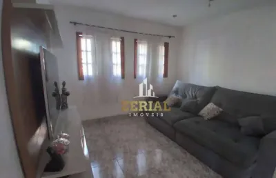 Sobrado com 4 dormitórios à venda, 262 m² por r$ 850.000 - vila camilópolis - santo andré/sp