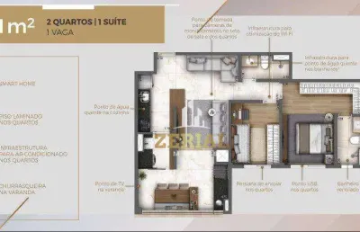 Apartamento com 2 dormitórios à venda, 71 m² por r$ 870.882,00 - ipiranga - são paulo/sp