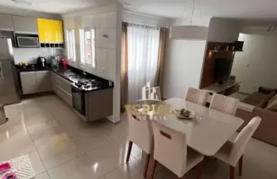 Cobertura à venda, 150 m² por r$ 580.000,00 - parque das nações - santo andré/sp