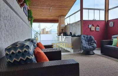 Cobertura com 2 dormitórios à venda, 96 m² por r$ 565.000,00 - campestre - santo andré/sp