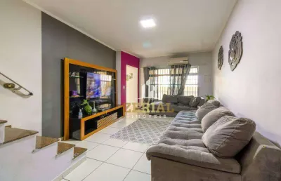 Sobrado com 3 dormitórios à venda, 194 m² por r$ 900.000,00 - vila curuçá - santo andré/sp