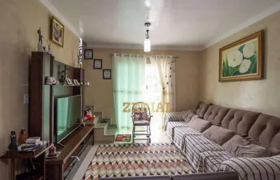 Cobertura com 3 dormitórios à venda, 170 m² por r$ 690.000,00 - jardim stella - santo andré/sp