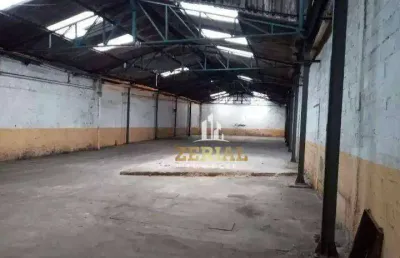 Galpão para alugar, 600 m² por r$ 13.050,00/mês - barcelona - são caetano do sul/sp