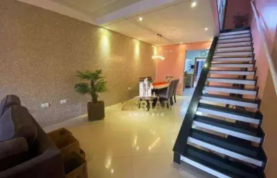 Sobrado com 3 dormitórios à venda, 136 m² por r$ 765.000,00 - vila francisco matarazzo - santo andré/sp