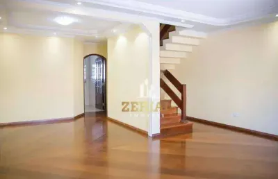 Sobrado, 262 m² - venda por r$ 1.329.000,00 ou aluguel por r$ 5.750,00/mês - santa maria - santo andré/sp