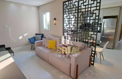 Cobertura com 3 dormitórios à venda, 150 m² por r$ 790.000,00 - vila valparaíso - santo andré/sp